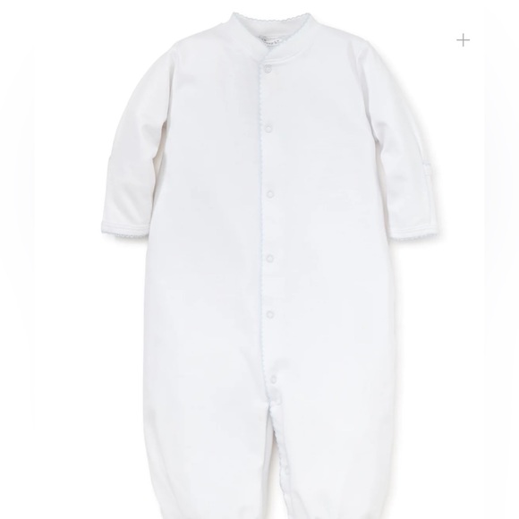 NWT Kissy BLUE TRIM Basic Converter Gown Preemie - Picture 4 of 4